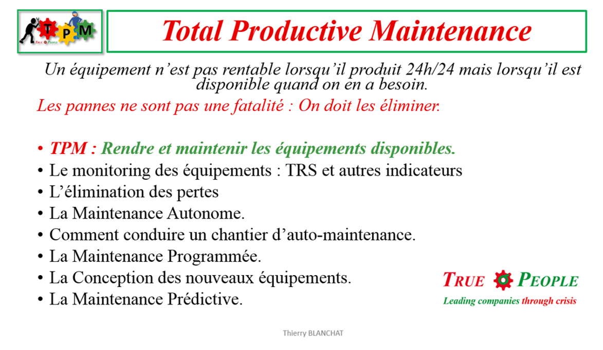 Vision TPM – Thierry BLANCHAT